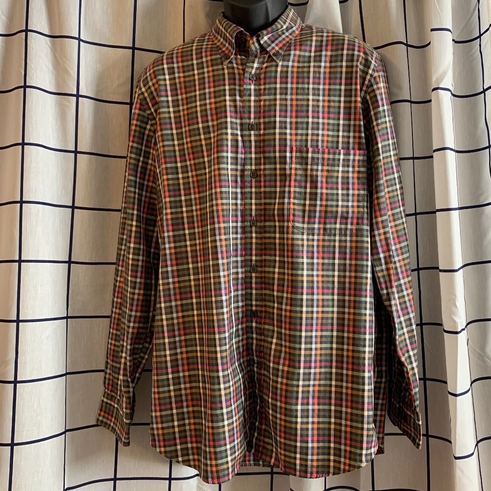 Bobby Jones Plaid 100% Cotton Shirt